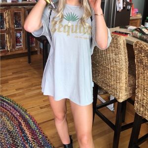 The Laundry Room t shirt, worn as a dress in picture, size large, runs big